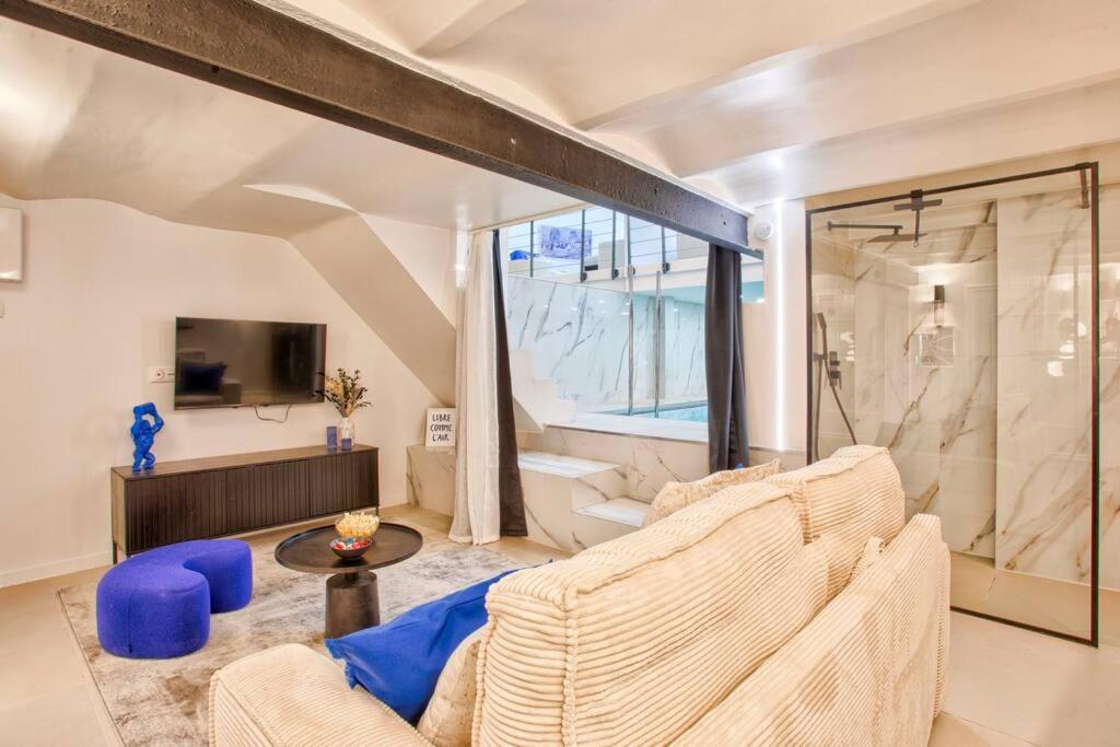 Deauville Luxury Blue Loft - Sauna And Inside Pool Trouville-sur-Mer Zewnętrze zdjęcie