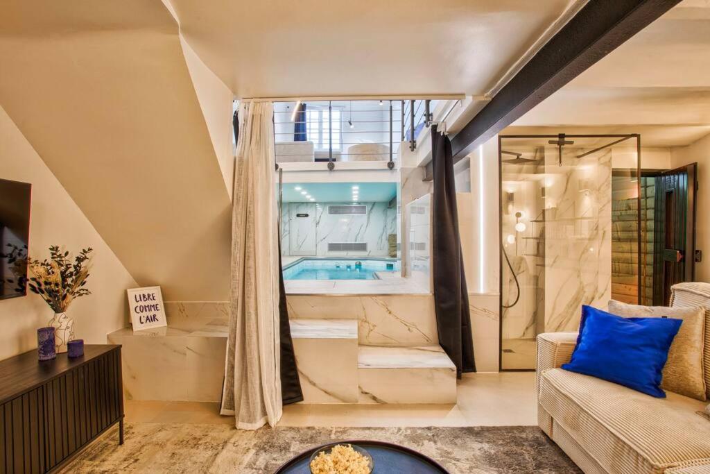 Deauville Luxury Blue Loft - Sauna And Inside Pool Trouville-sur-Mer Zewnętrze zdjęcie